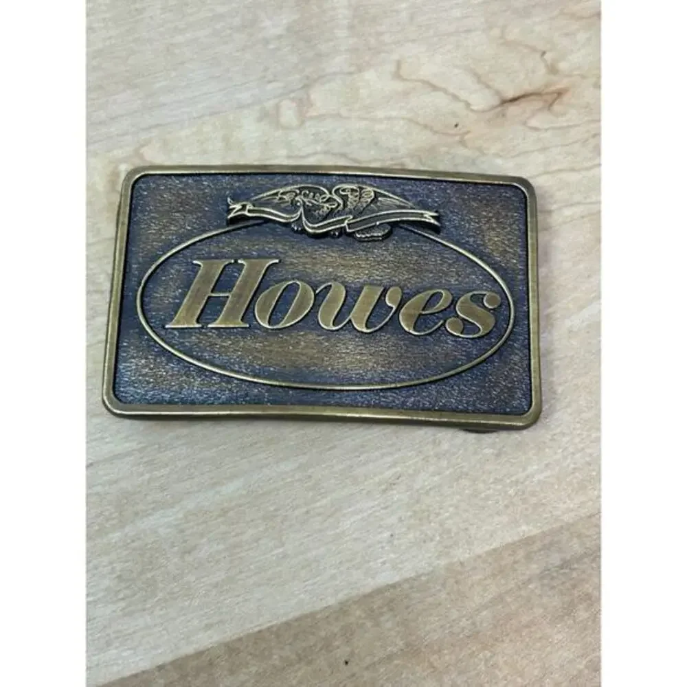Vintage Howes Oil Company Belt Buckle Vintage